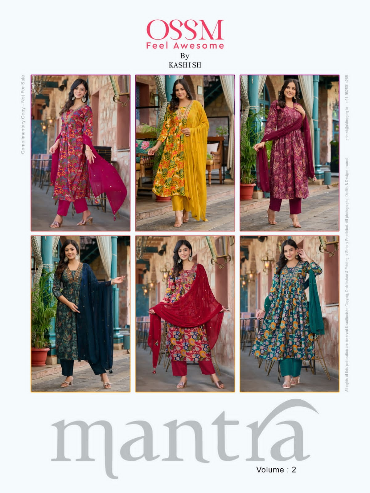 Mantra Vol 2 V Neck  Readymade Suits Catalog